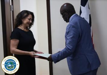 President Weah Receives Letters of Credence From Five Ambassadors