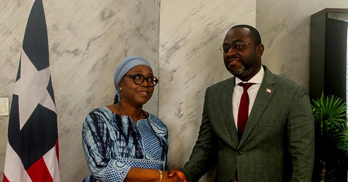 Foreign Minister Nyanti Commissions Two Foreign Service Officers