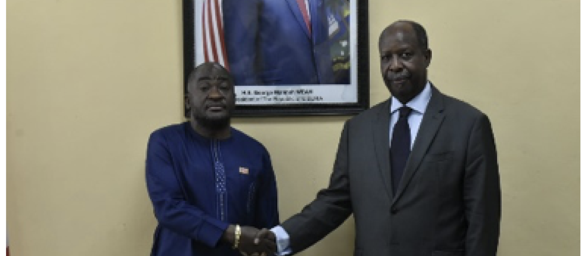 Foreign Minister Kemayah Assures UN Envoy of Credible Elections in Liberia  - As the Special Representative of Secretary-General Pays courtesy Call 