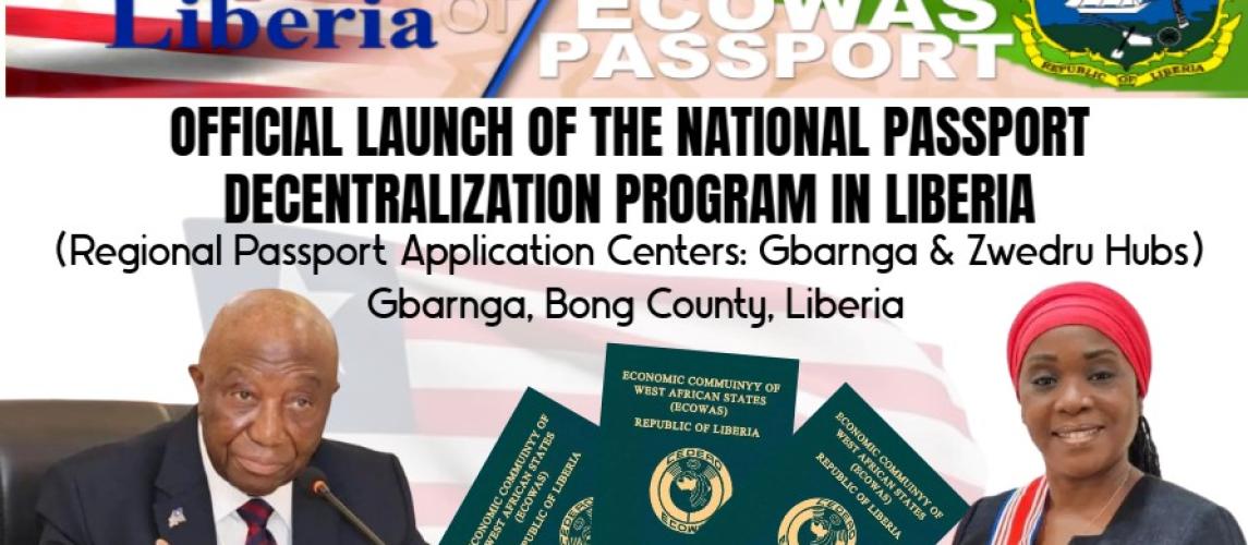 President Boakai Launches Passport Centers in Bong and Grand Gedeh Counties