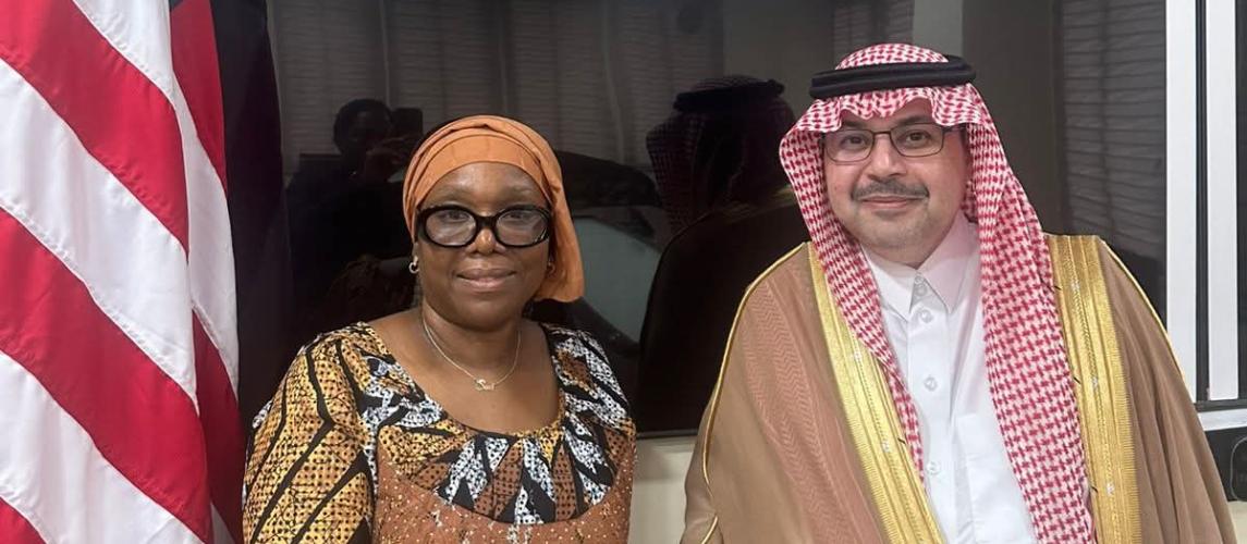 Saudi Arabia Special Envoy to Liberia’s Ministry of Foreign Affairs Received