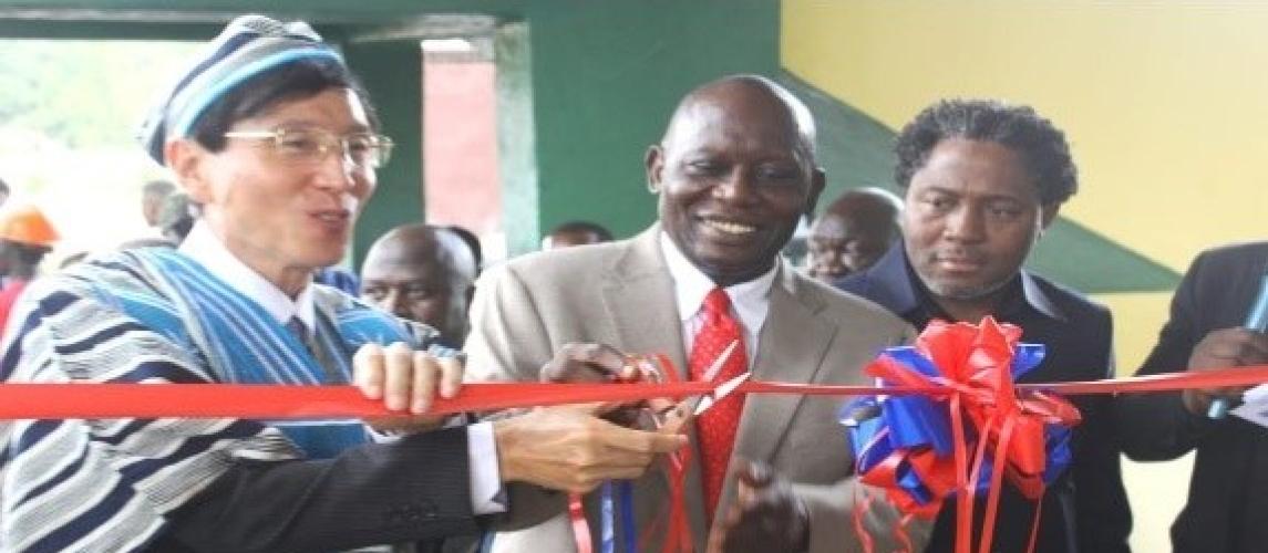 Japanese Government Dedicates Modern Gbarnga Central Market