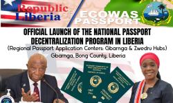 President Boakai Launches Passport Centers in Bong and Grand Gedeh Counties