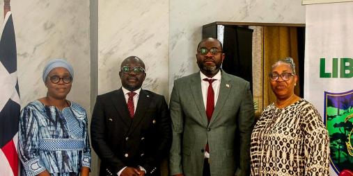 Foreign Minister Nyanti Commissions Two Liberian Diplomats