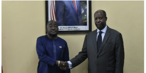 Foreign Minister Kemayah Assures UN Envoy of Credible Elections in Liberia  - As the Special Representative of Secretary-General Pays courtesy Call 