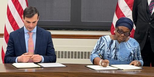 US State Department and Liberia sign US$124 million MOU, first in West Africa --Liberia is 3rd country in Africa to sign this bilateral agreement preceded only by Kenya and Rwanda.