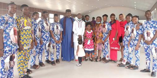 The Embassy of Liberia in Nigeria Identifies With Liberian Students at Rochas Foundation College of Africa.